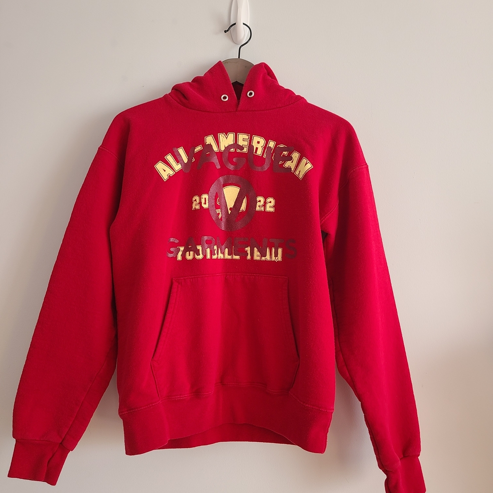 Red Graphic Women's Hoodie Size S/M